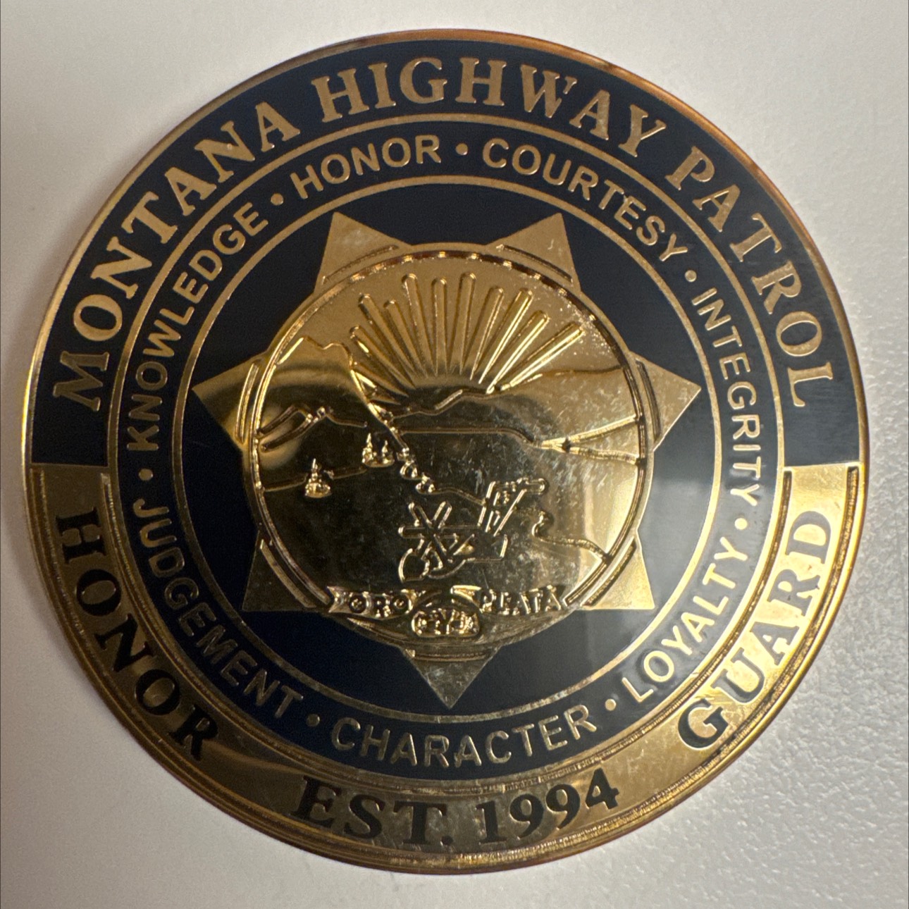 Montana Highway Patrol Honor Guard — front