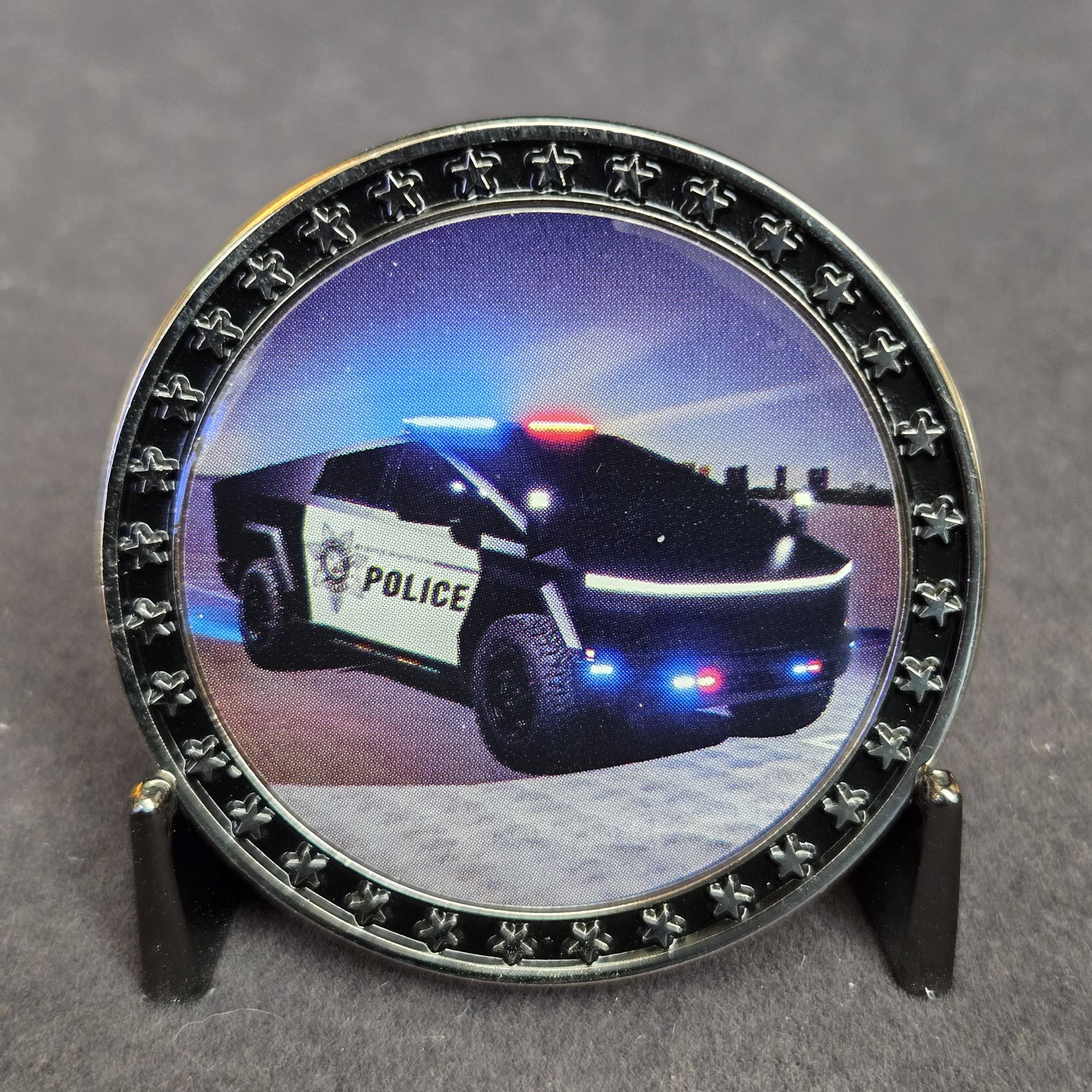 LVMPD Tesla Truck — back