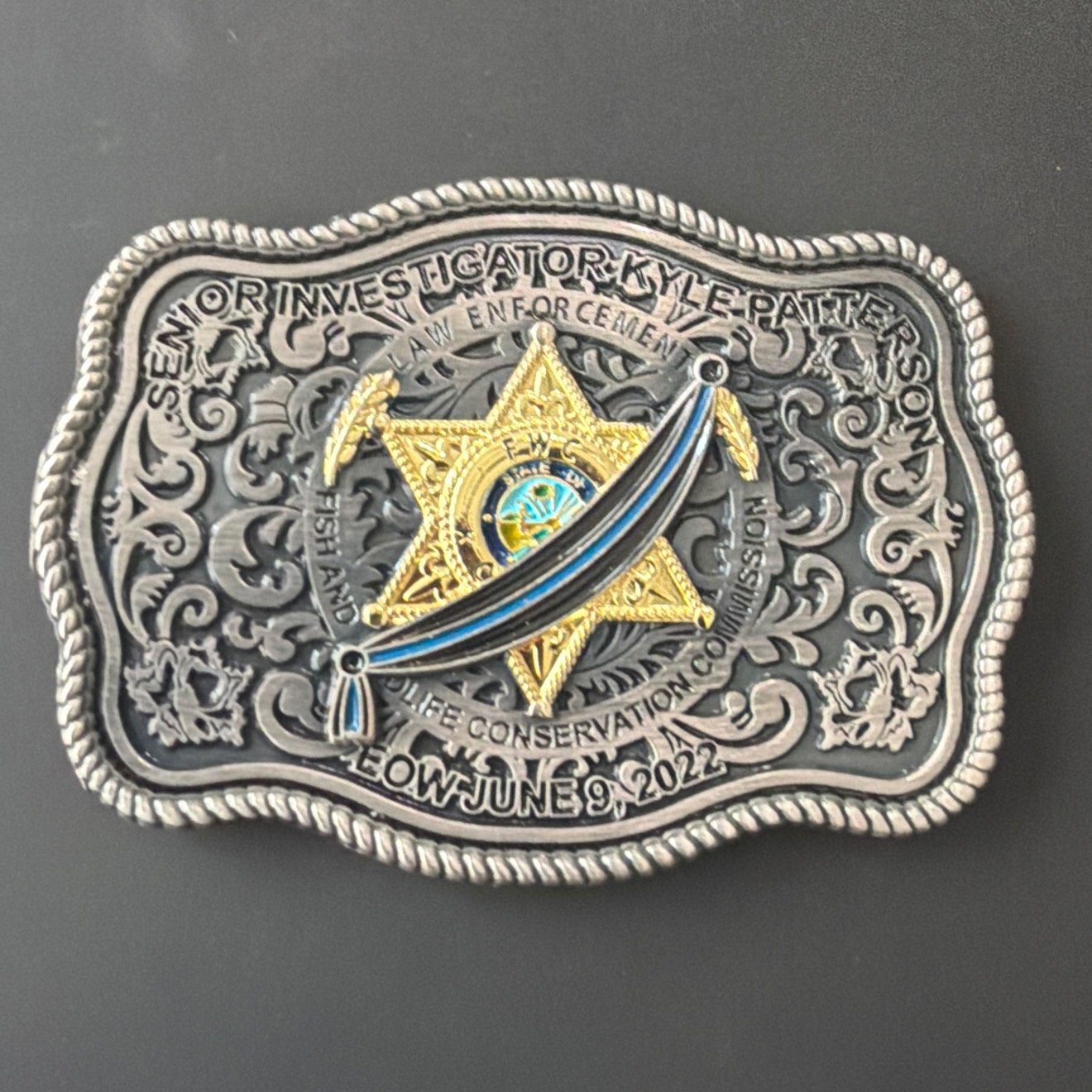 Kyle Patterson Buckle — back