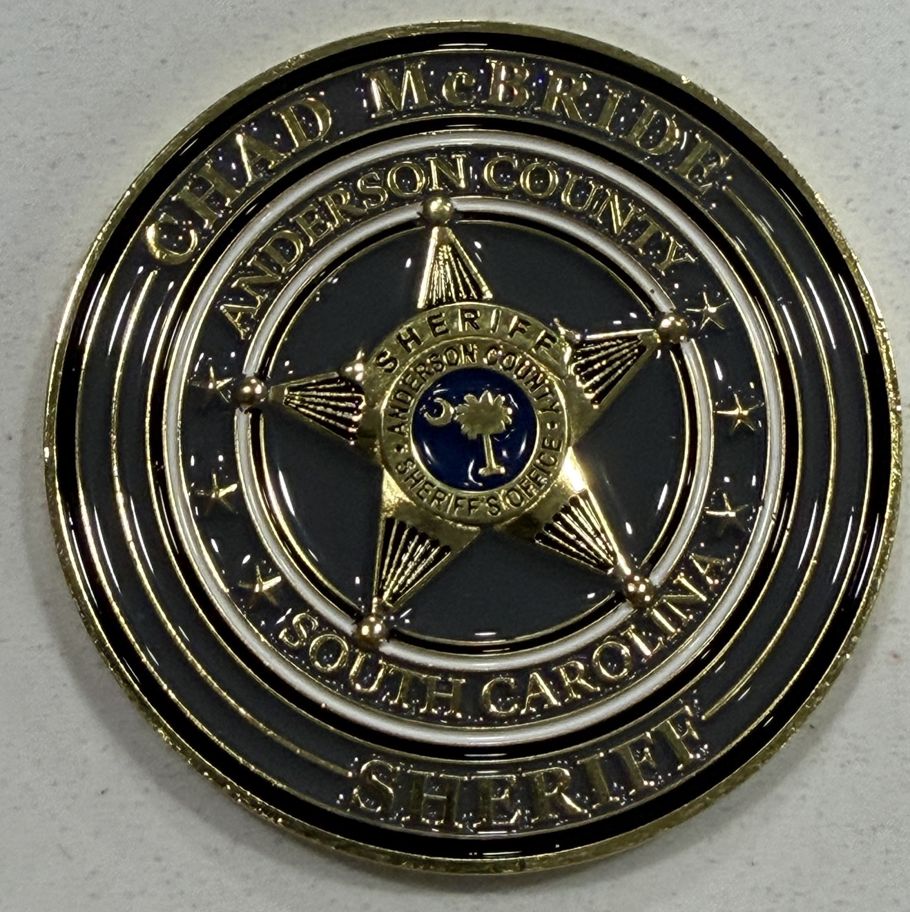 Anderson County Sheriff — back