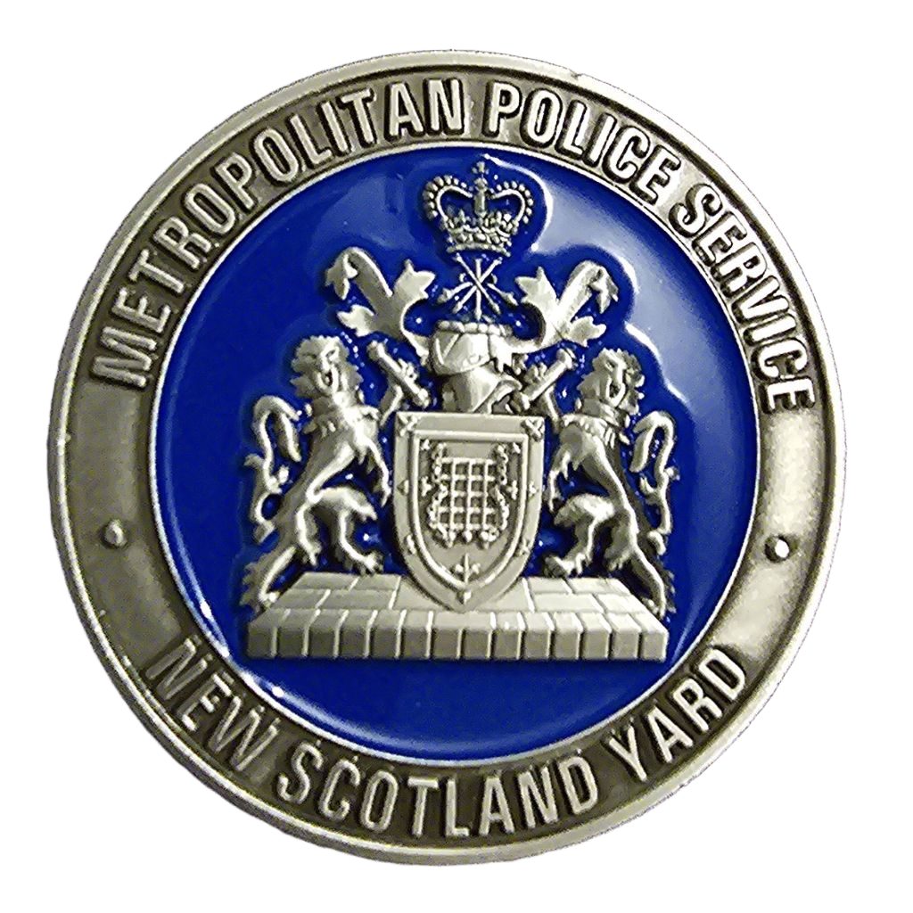 Metropolitan Police Service Emergency Response Policing Team Challenge Coin — back