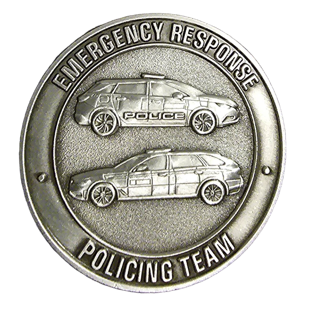 Metropolitan Police Service Emergency Response Policing Team Challenge Coin — front