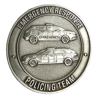 Metropolitan Police Service Emergency Response Policing Team Challenge Coin
