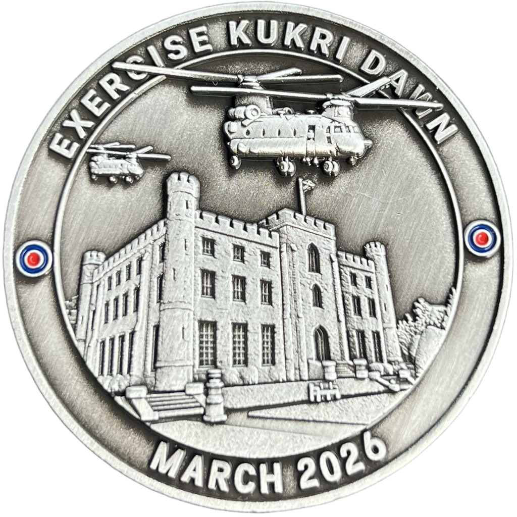Exercise Kukri Dawn March 2026 Challenge Coin — front