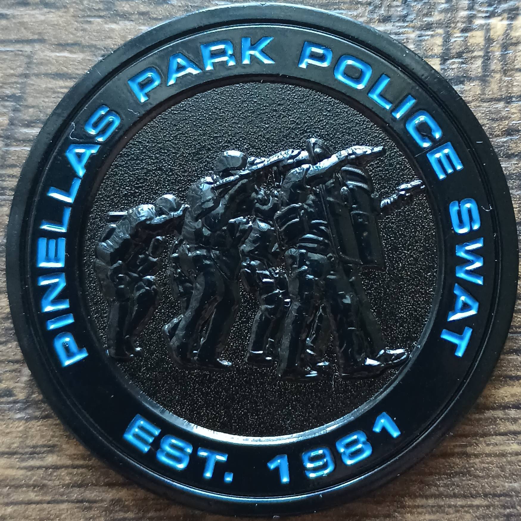 Pinellas Park Police Department SWAT — back