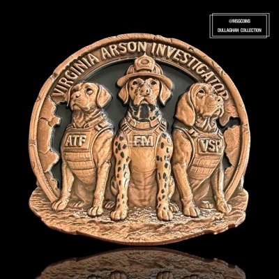 Virginia Arson Investigators K9 (copper)