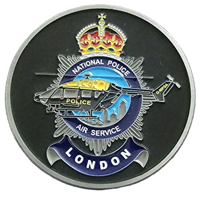 National Police Air Service London Challenge Coin