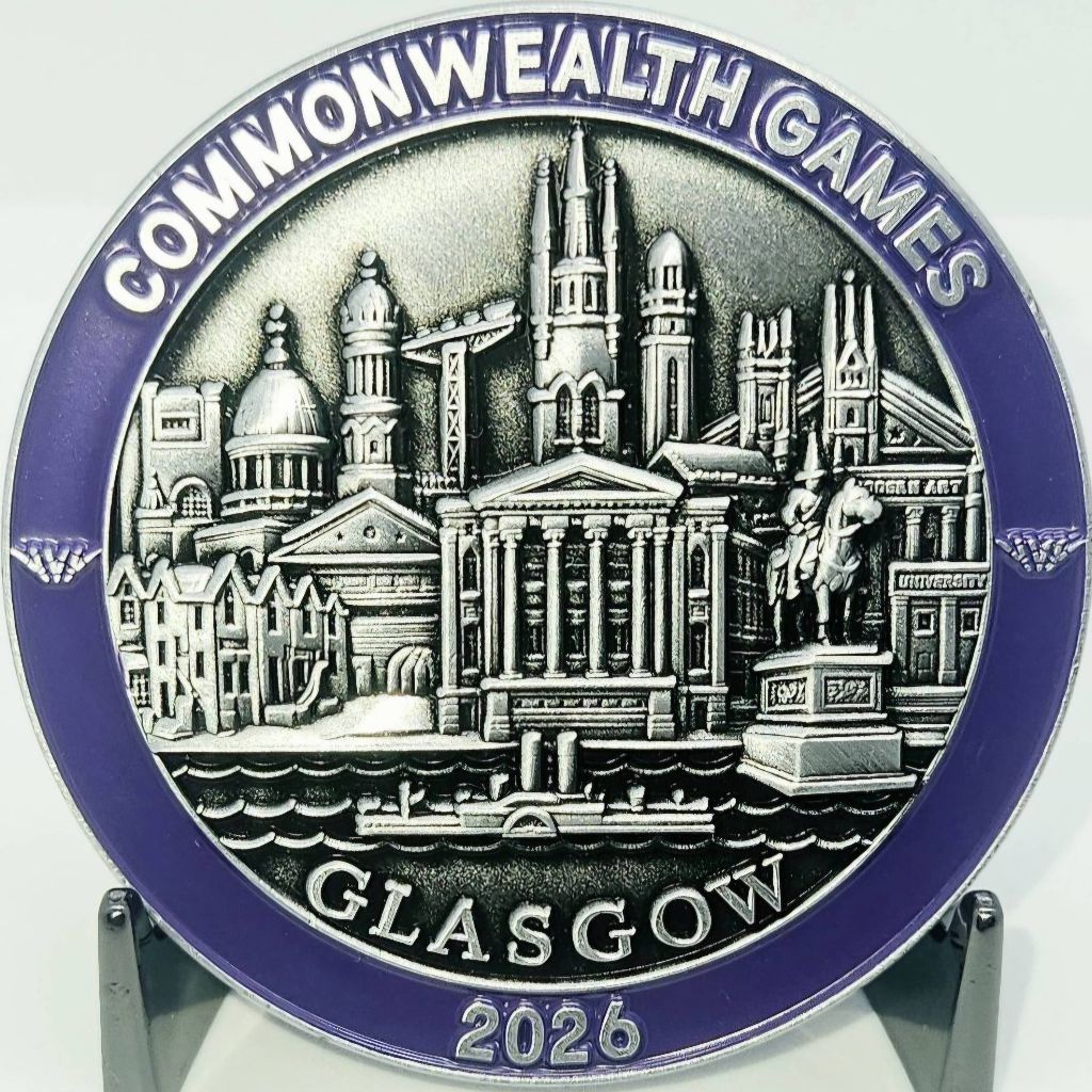 Police Scotland Operation Lannair Challenge Coin — back