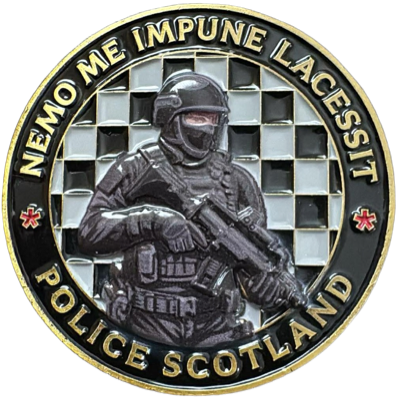 Police Scotland Firearms Challenge Coin