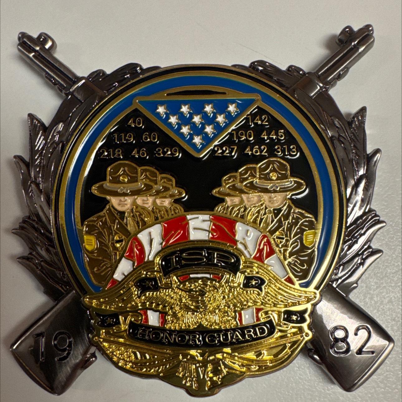 Iowa State Police Honor Guard — back