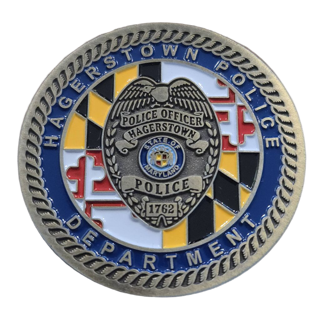Hagerstown Police Department Coin — front