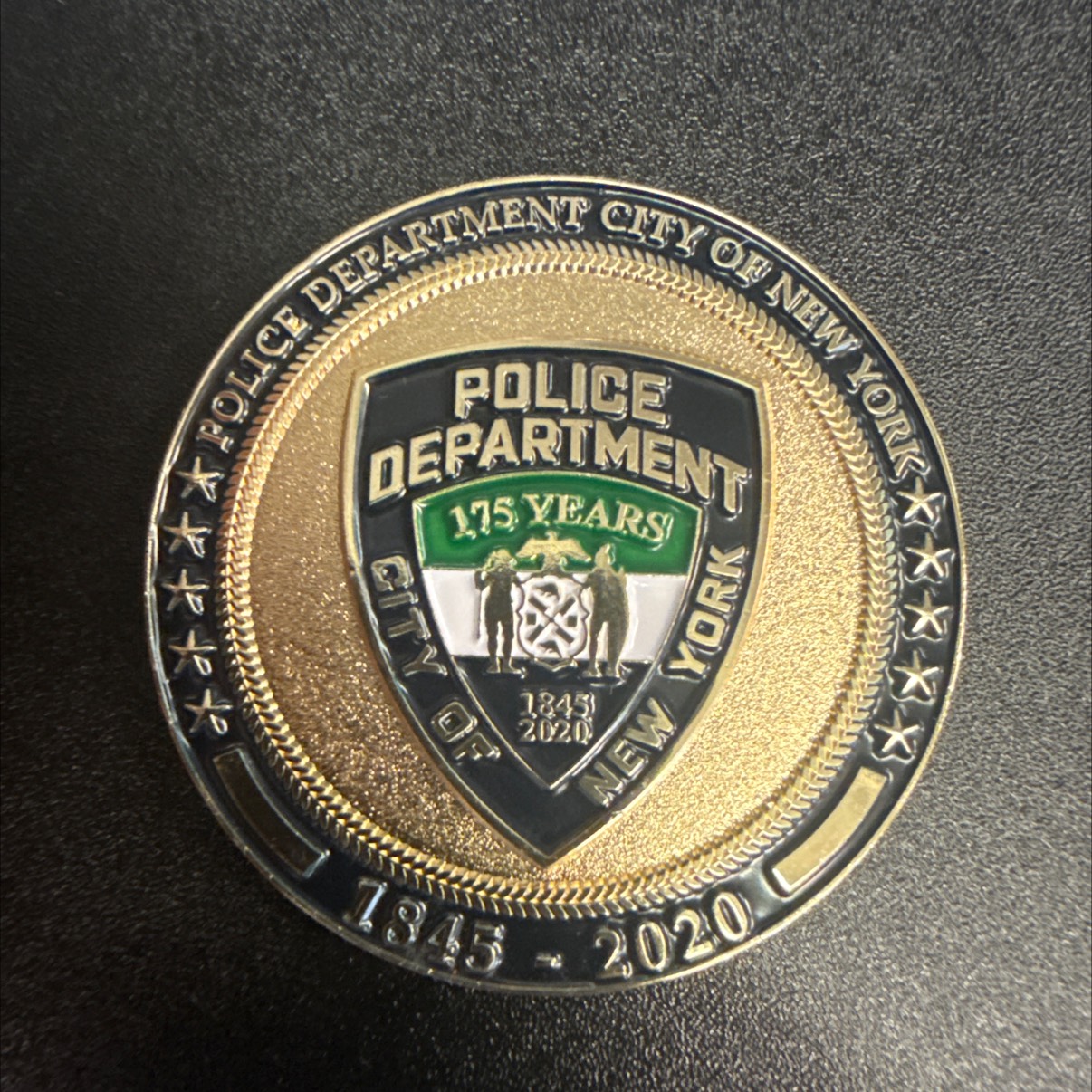 NYPD Police Commissioner Dermot Shea 175 Anniversary — back