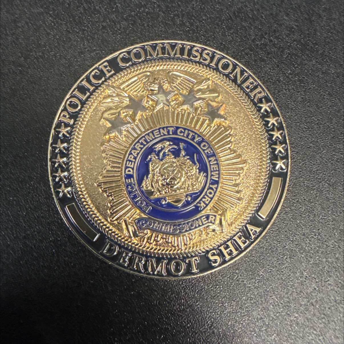 NYPD Police Commissioner Dermot Shea 175 Anniversary — front