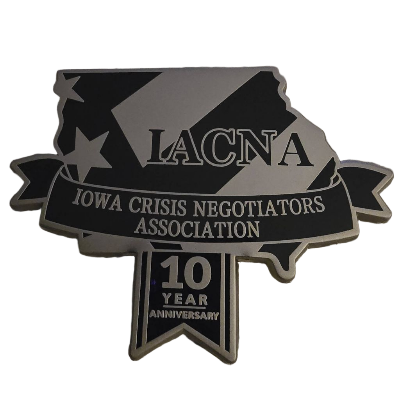 Iowa Crisis Negotiators Association 10 Year Anniversary Challenge Coin