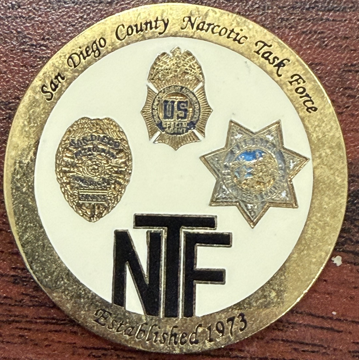 San Diego County Drug Task Force — front