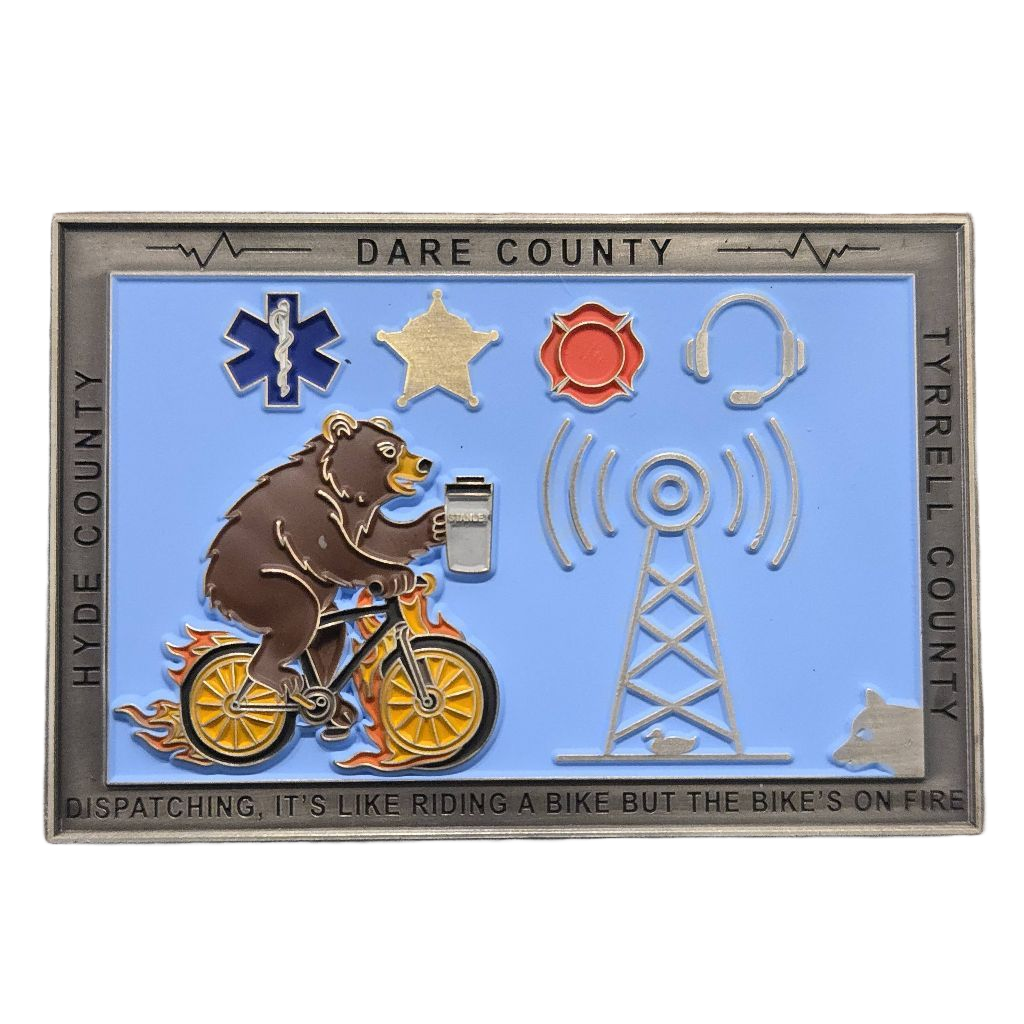 911 Dispatch Challenge Coin — front