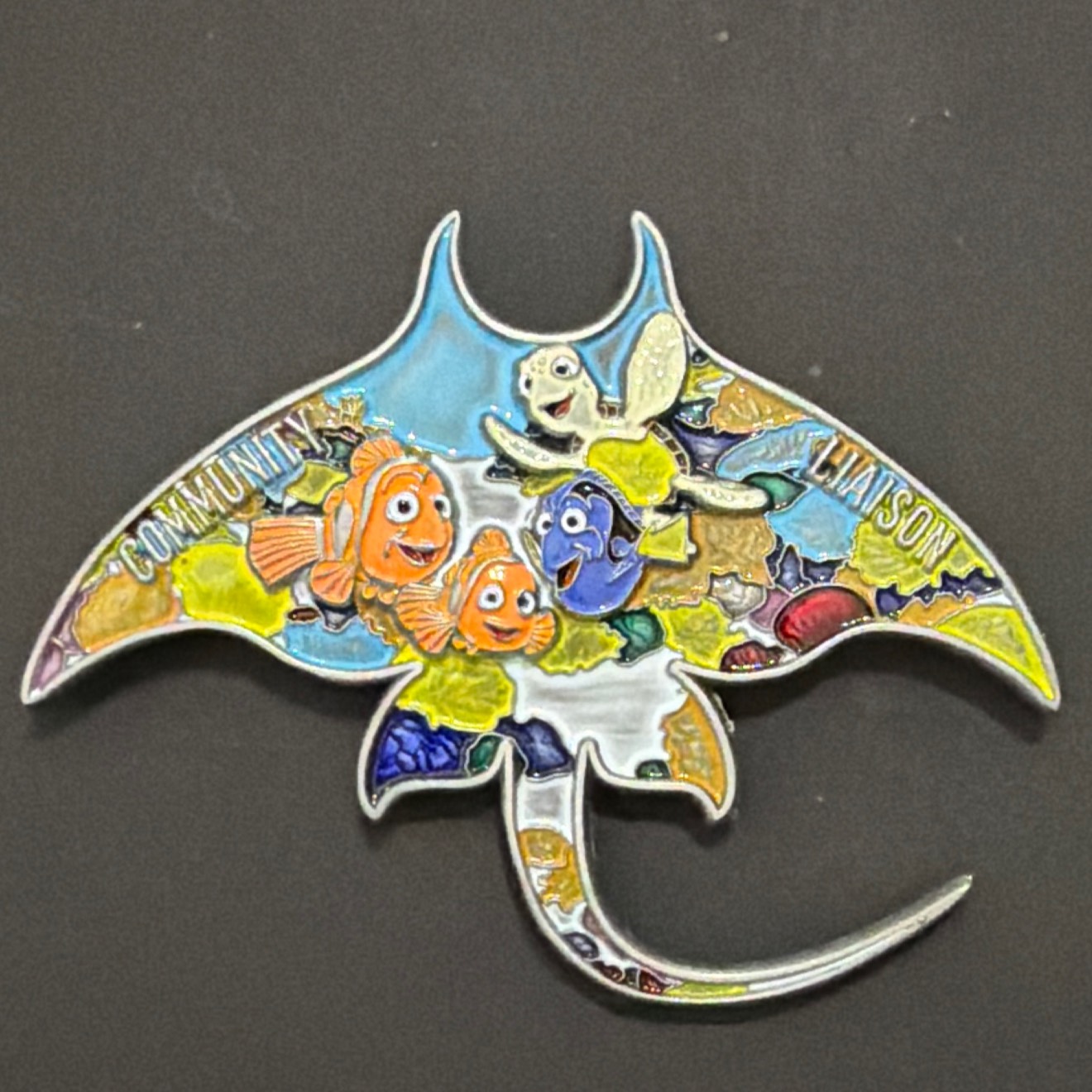 Manta ray — back