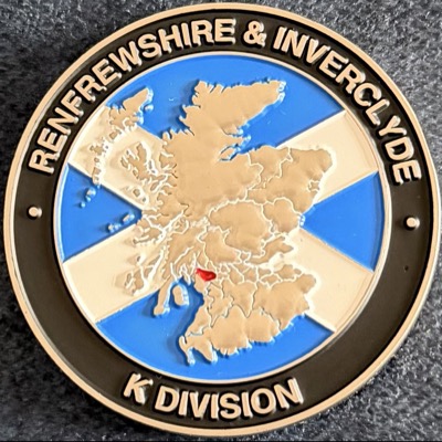 Police Scotland K Division Challenge Coin
