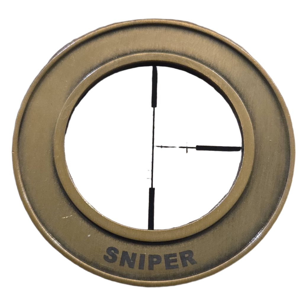 Maryland State Police Sniper Coin — back