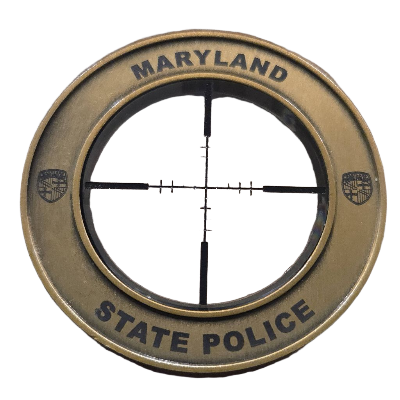 Maryland State Police Sniper Coin