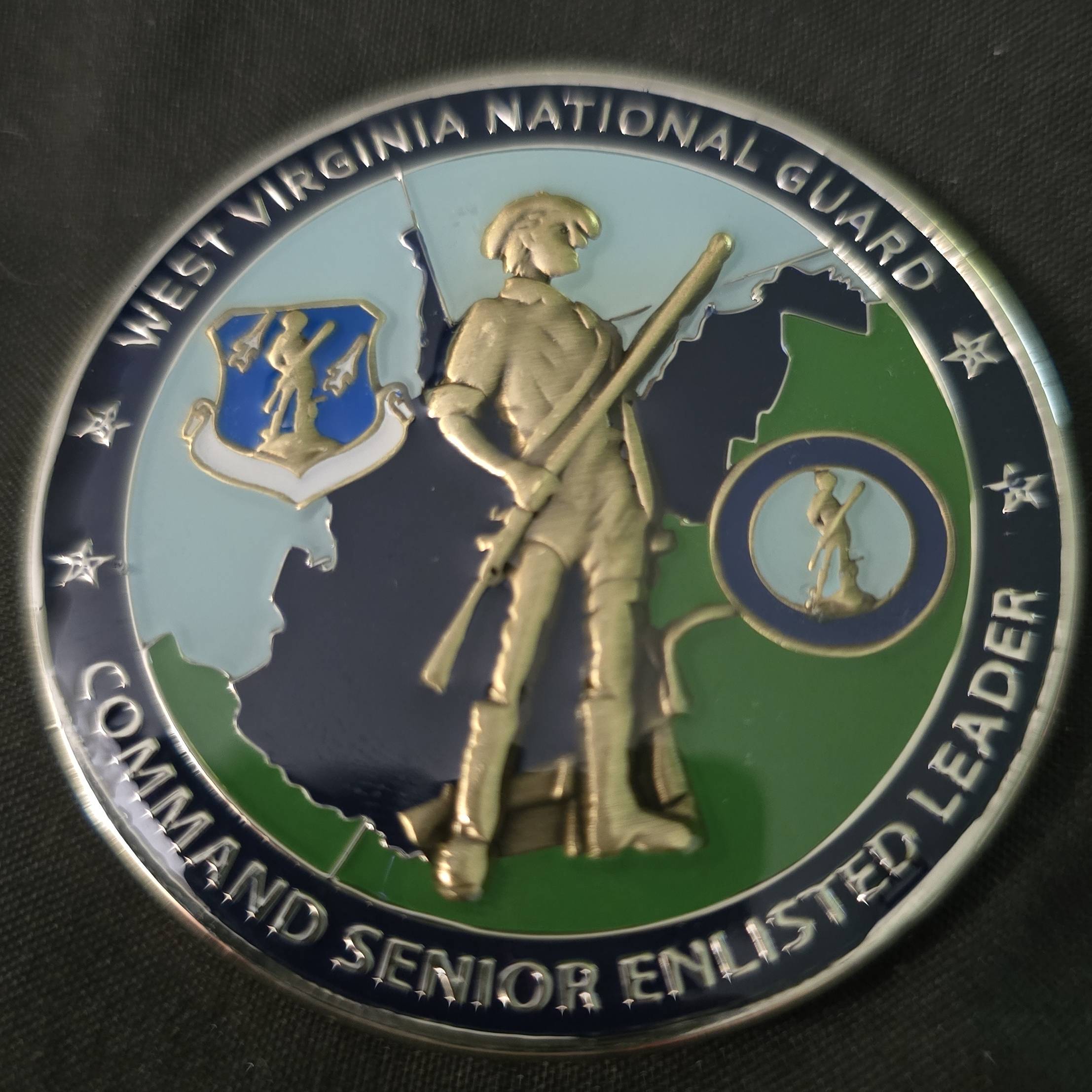 West Virginia National Guard command senior enlisted leader. — front