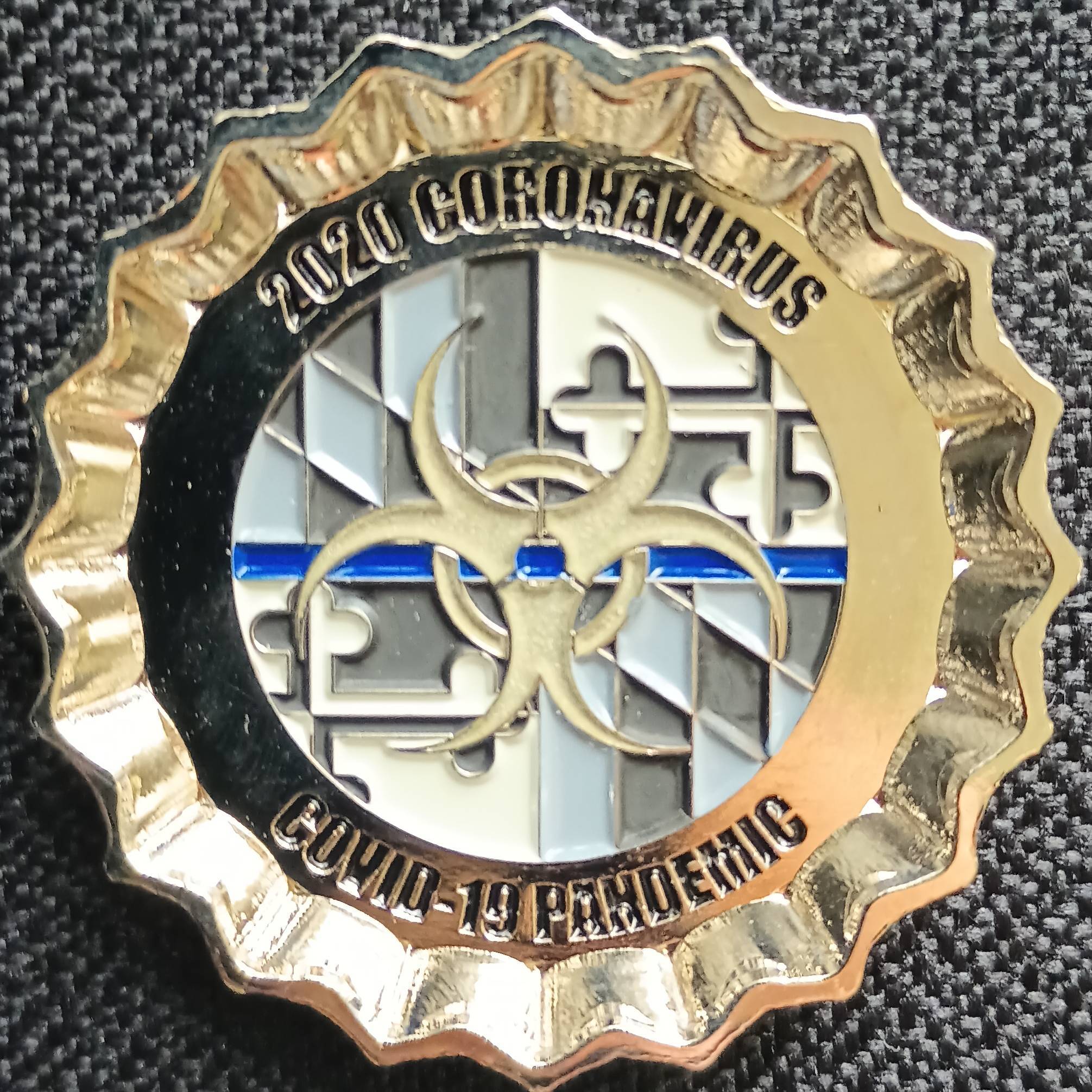 Maryland County Police Department Corona Virus — back