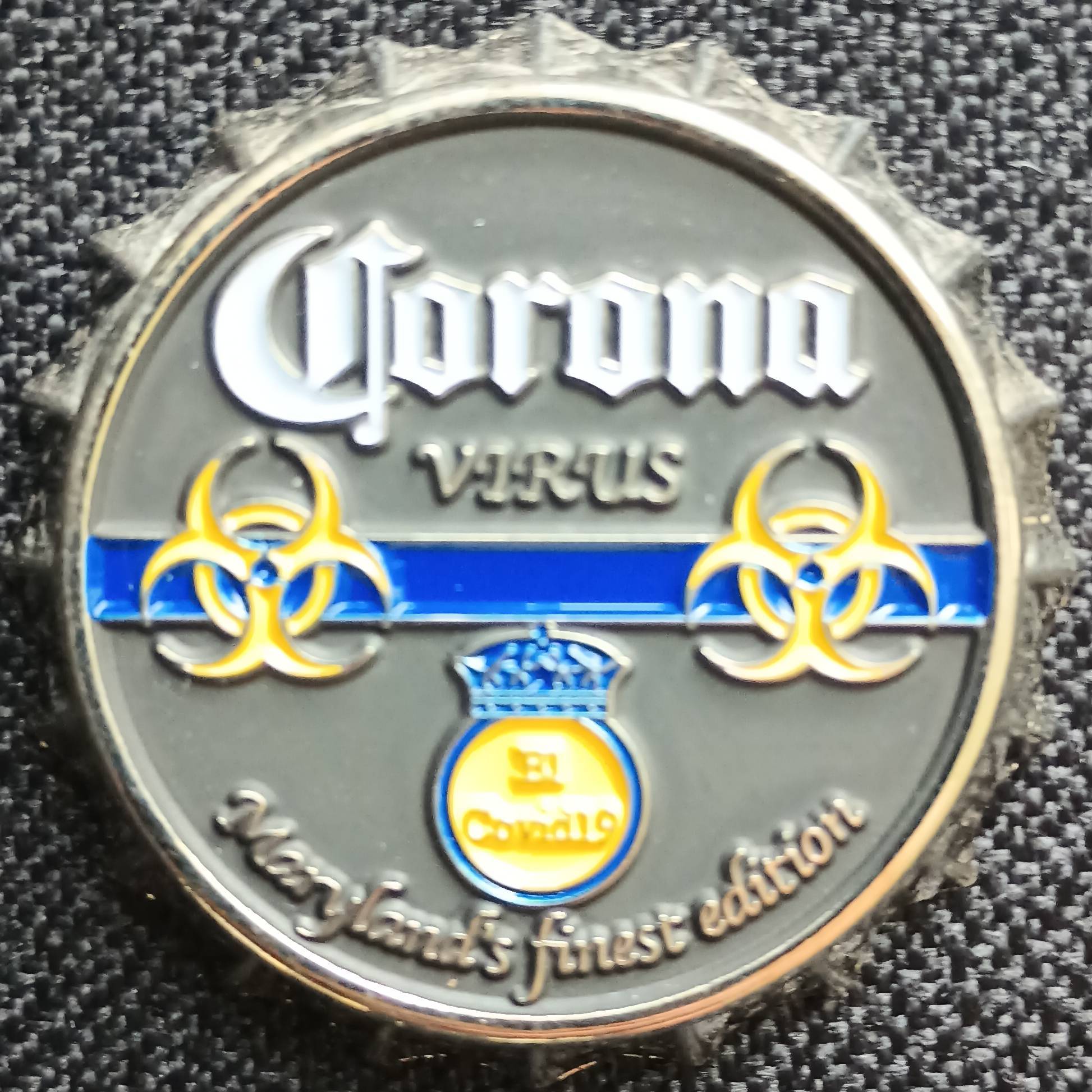 Maryland County Police Department Corona Virus — front