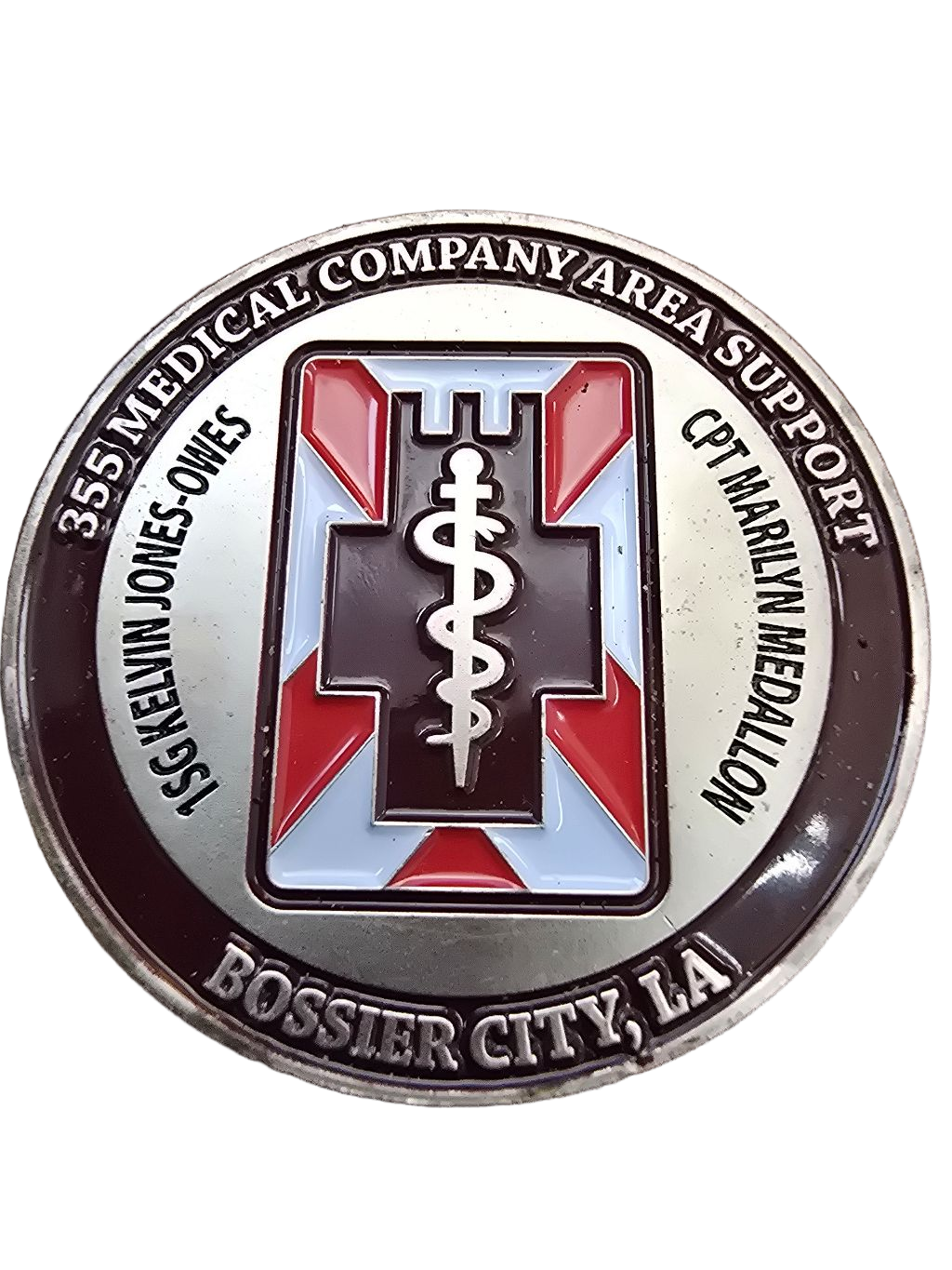 Voodoo medics service above self — back