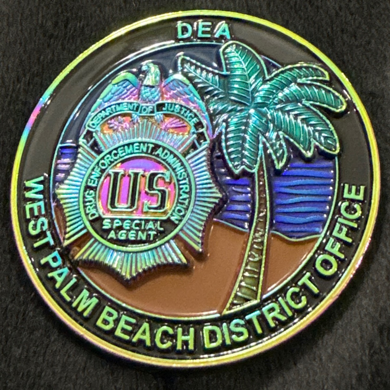DEA West Palm Beach District Office - Nightfall (Oil Slick Variant) — back