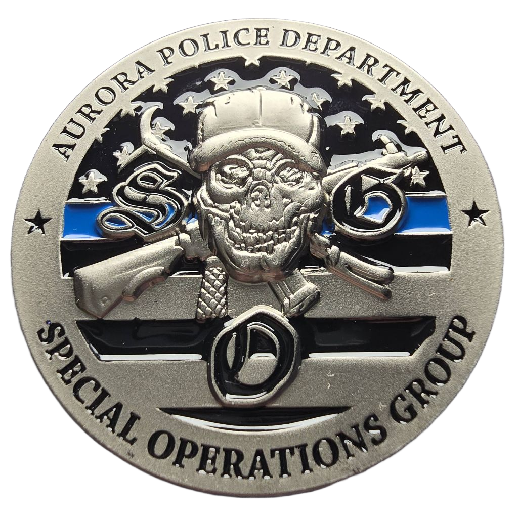 Aurora police department's special operations group — front