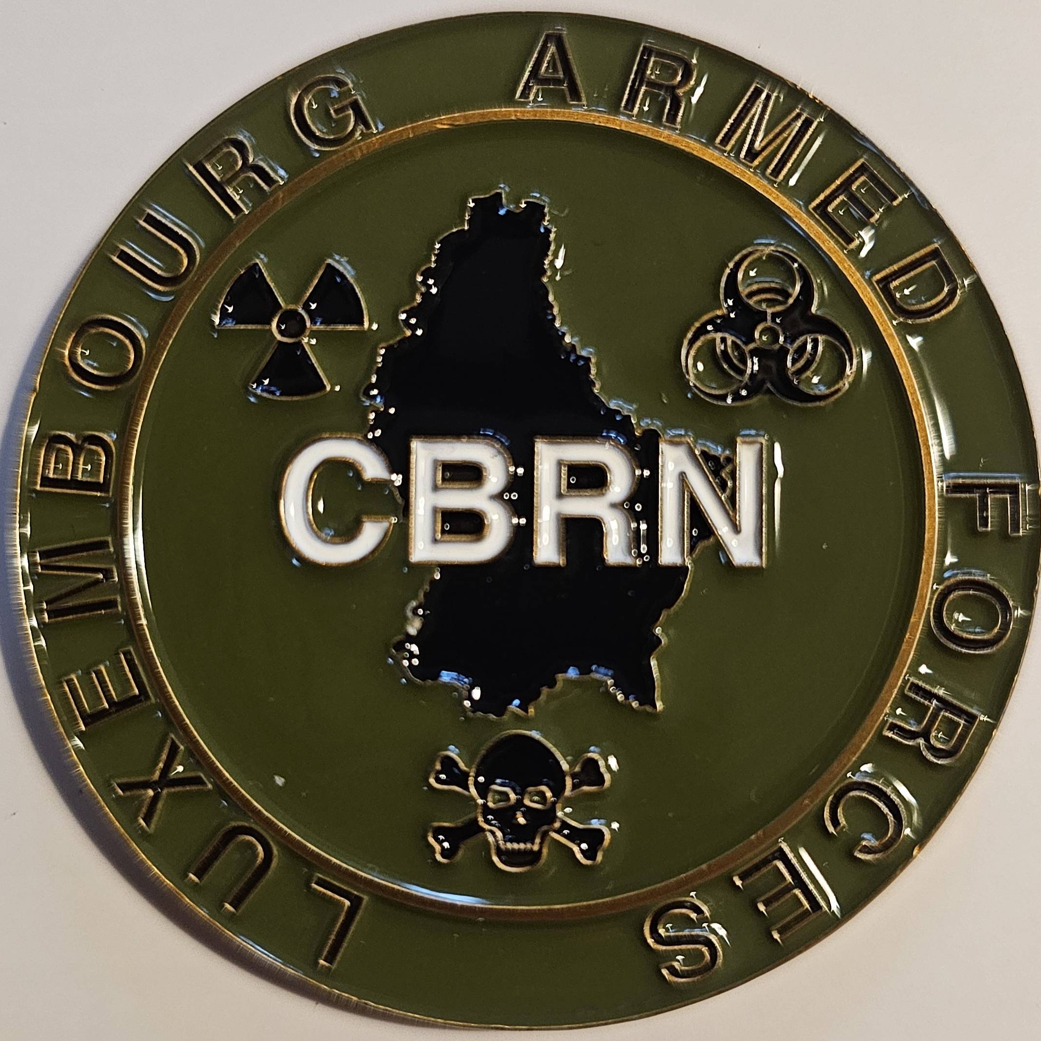 Luxembourg 🇱🇺 Armed Forces CBRN — front