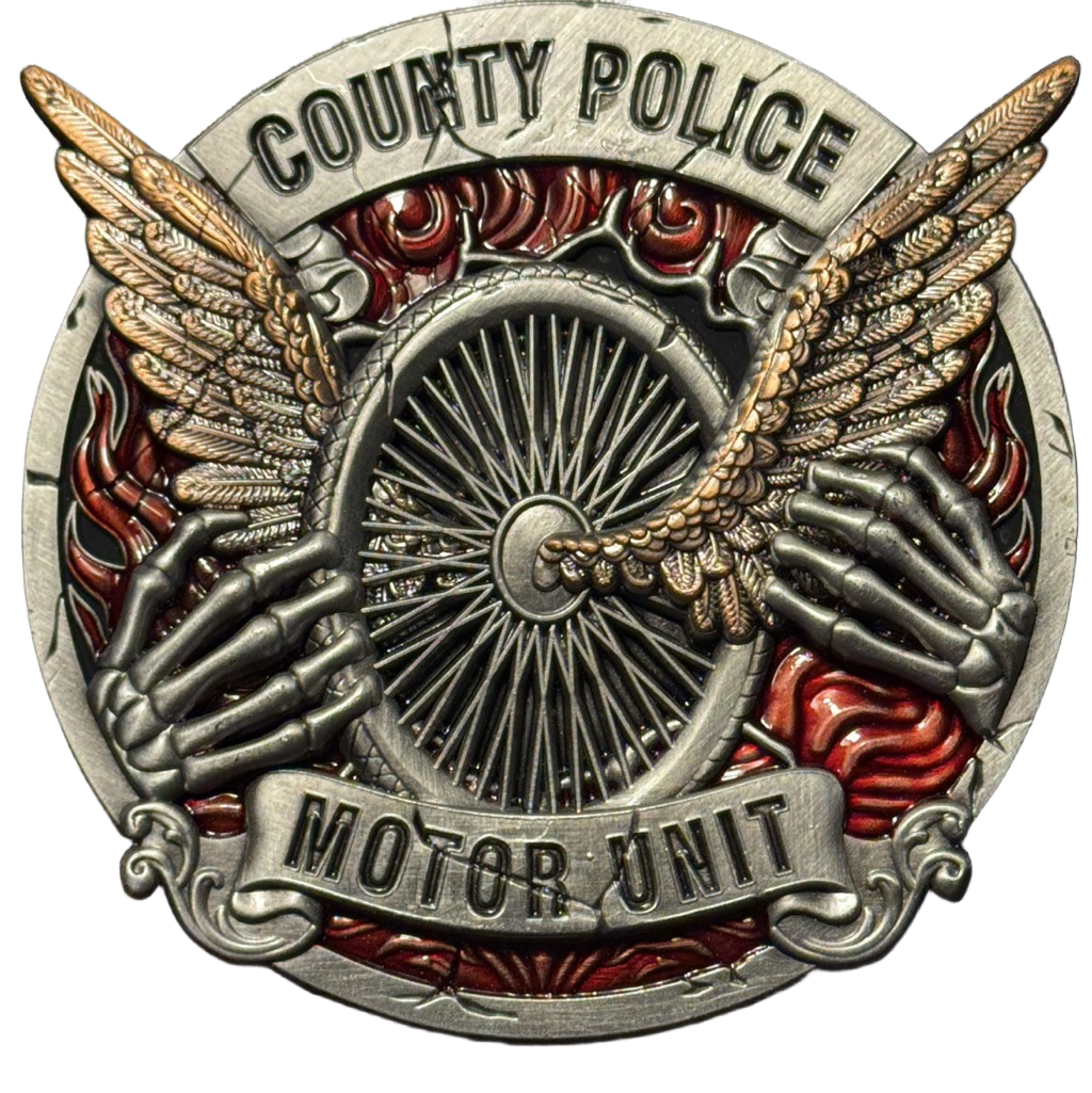 New Castle County DE County Police Motor Unit — back