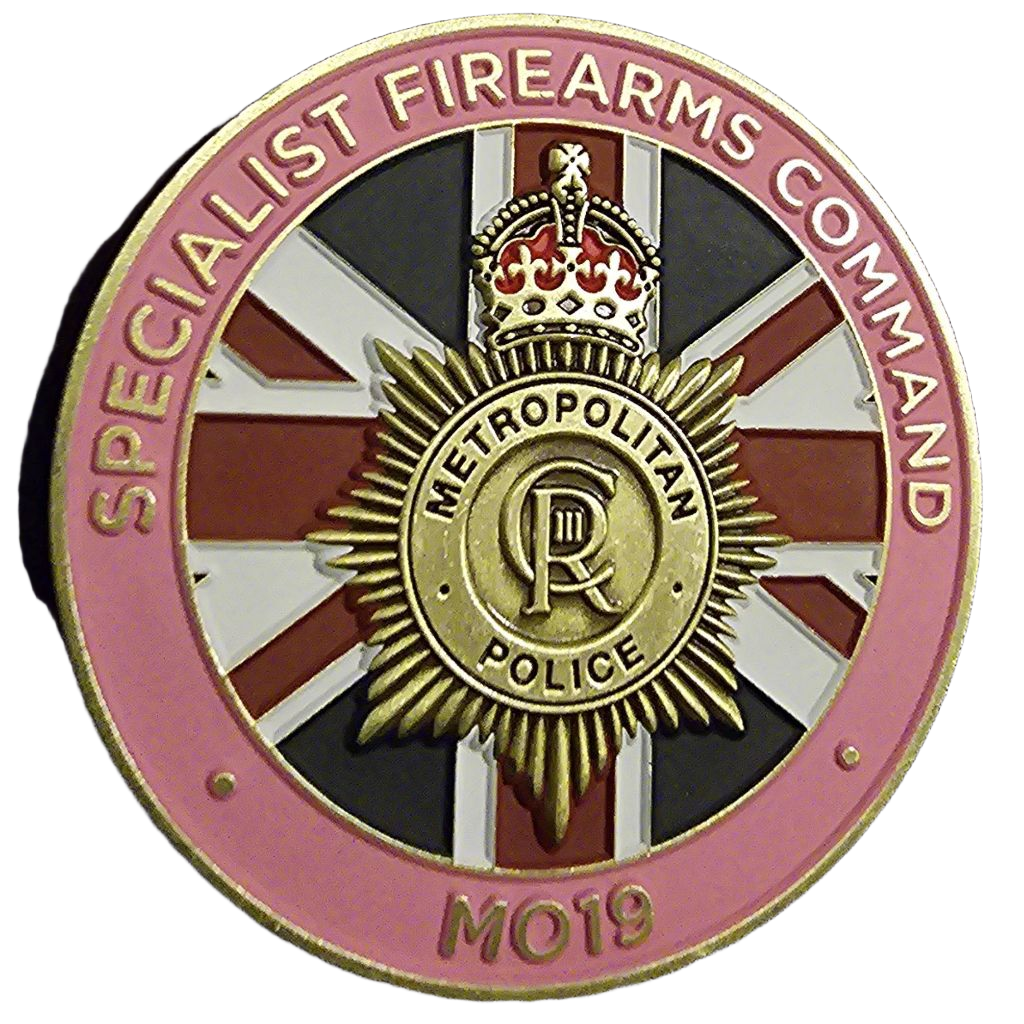 Metropolitan Police Specialist Firearms Command Challenge Coin — back