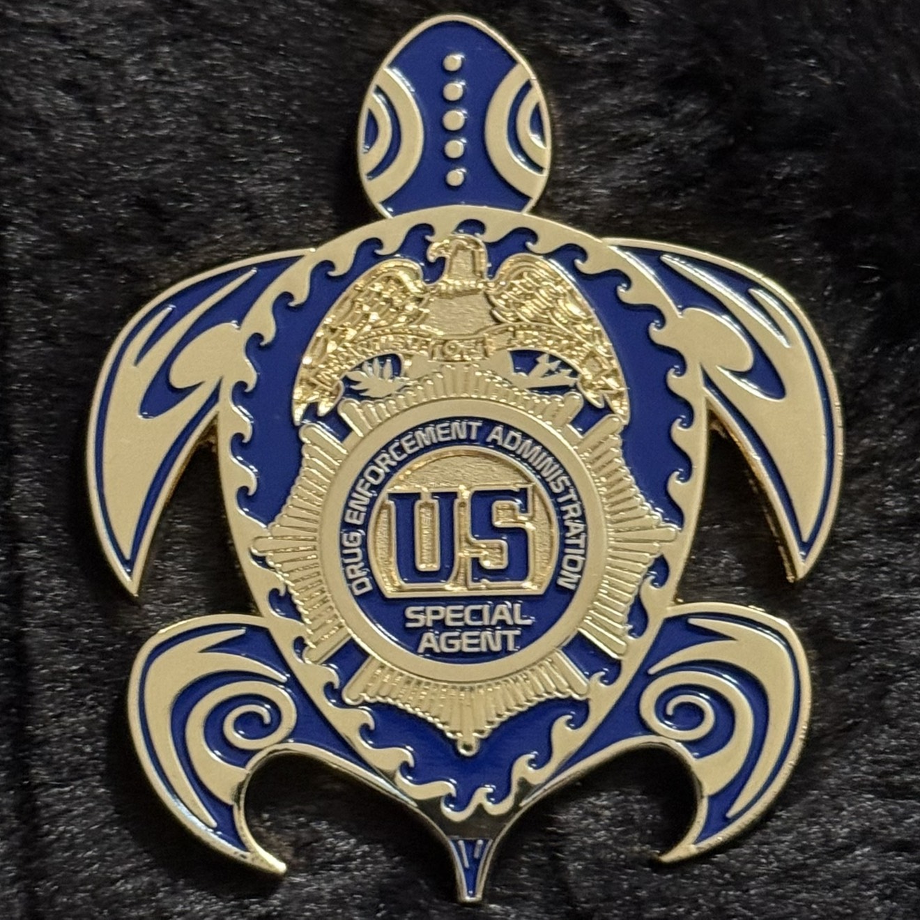 DEA West Palm Beach District Office Turtle (Gold Variant) — front