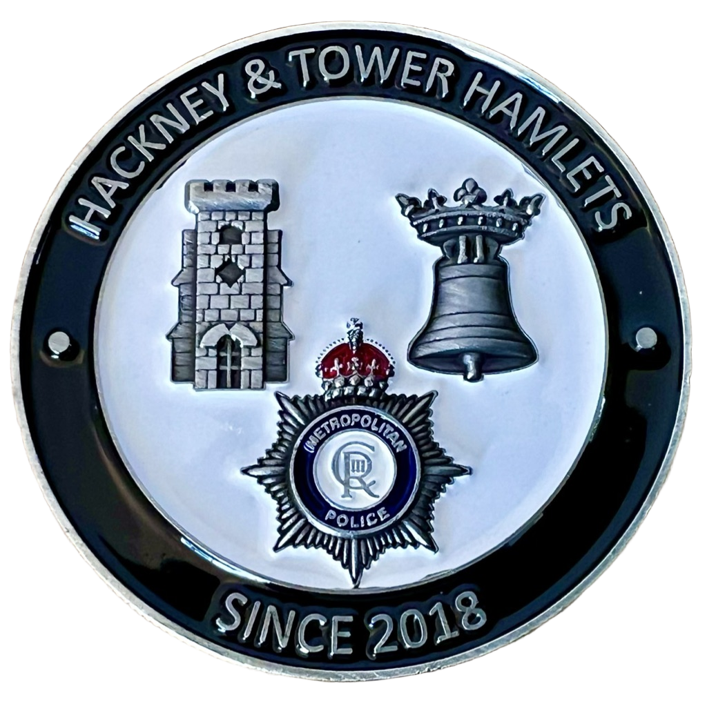 Metropolitan Police Service Central East Command Unit Challenge Coin — back