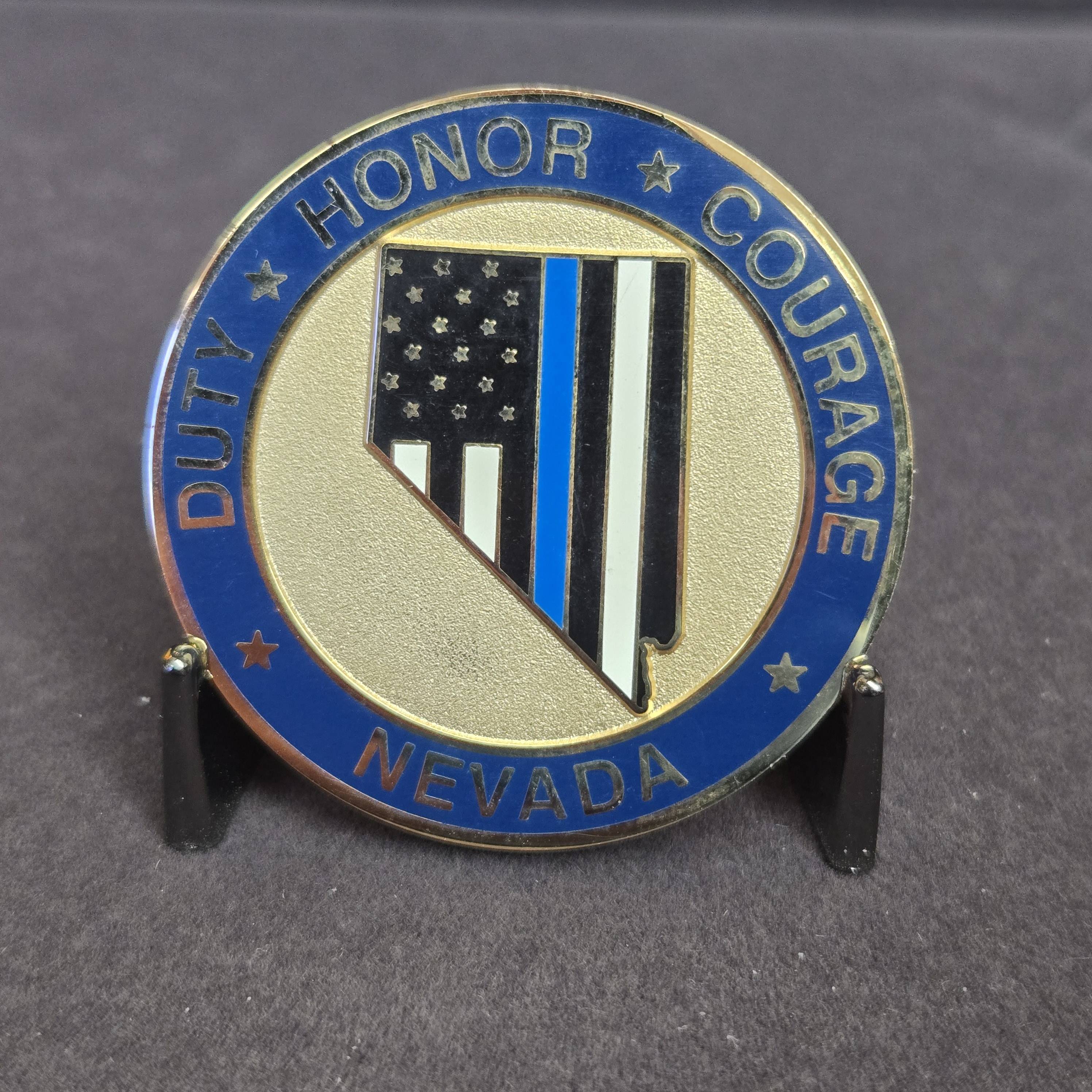 LVMPD Duty Honor Courage — back