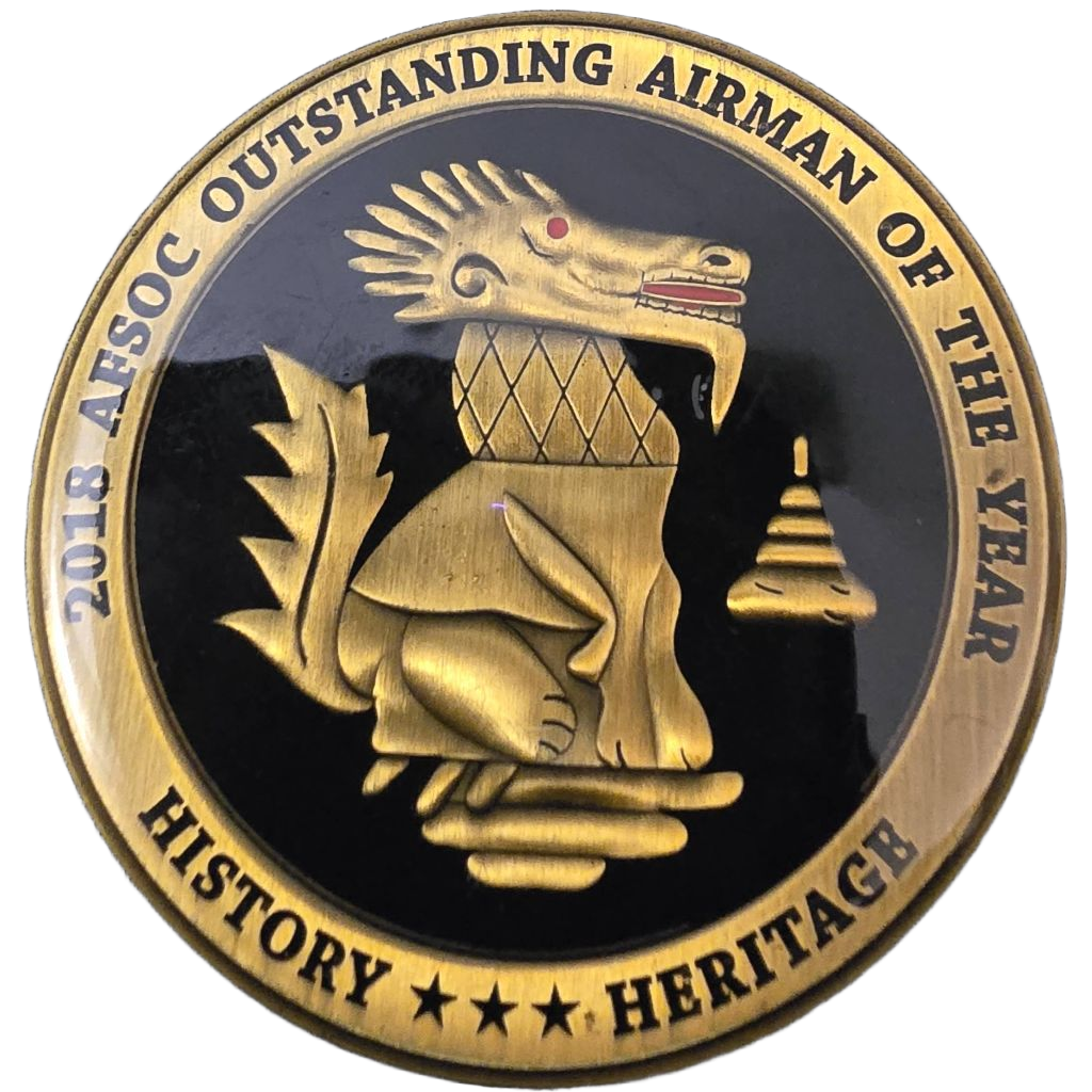2018 AFSOC Outstanding Airman of the Year — back
