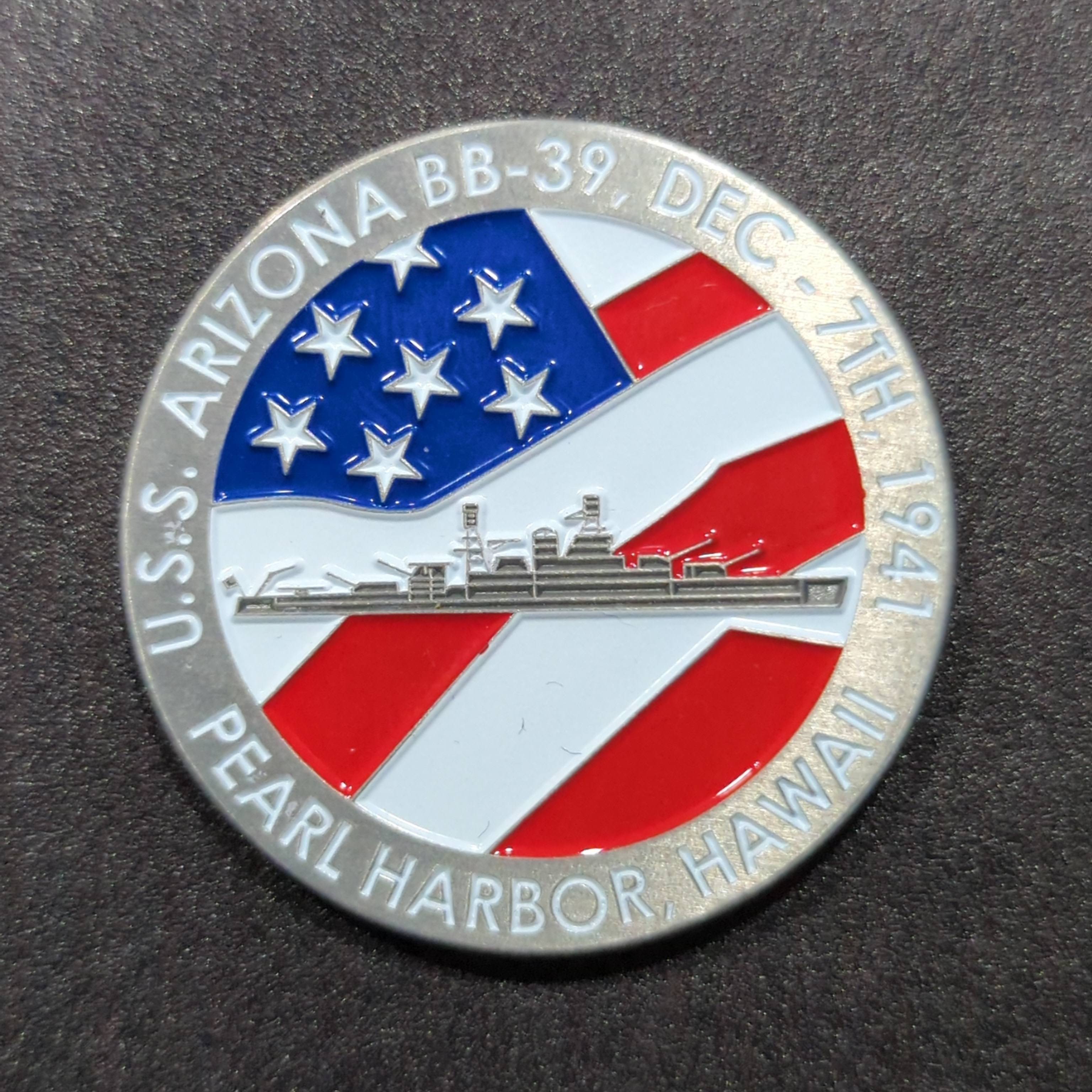 USS Arizona — front