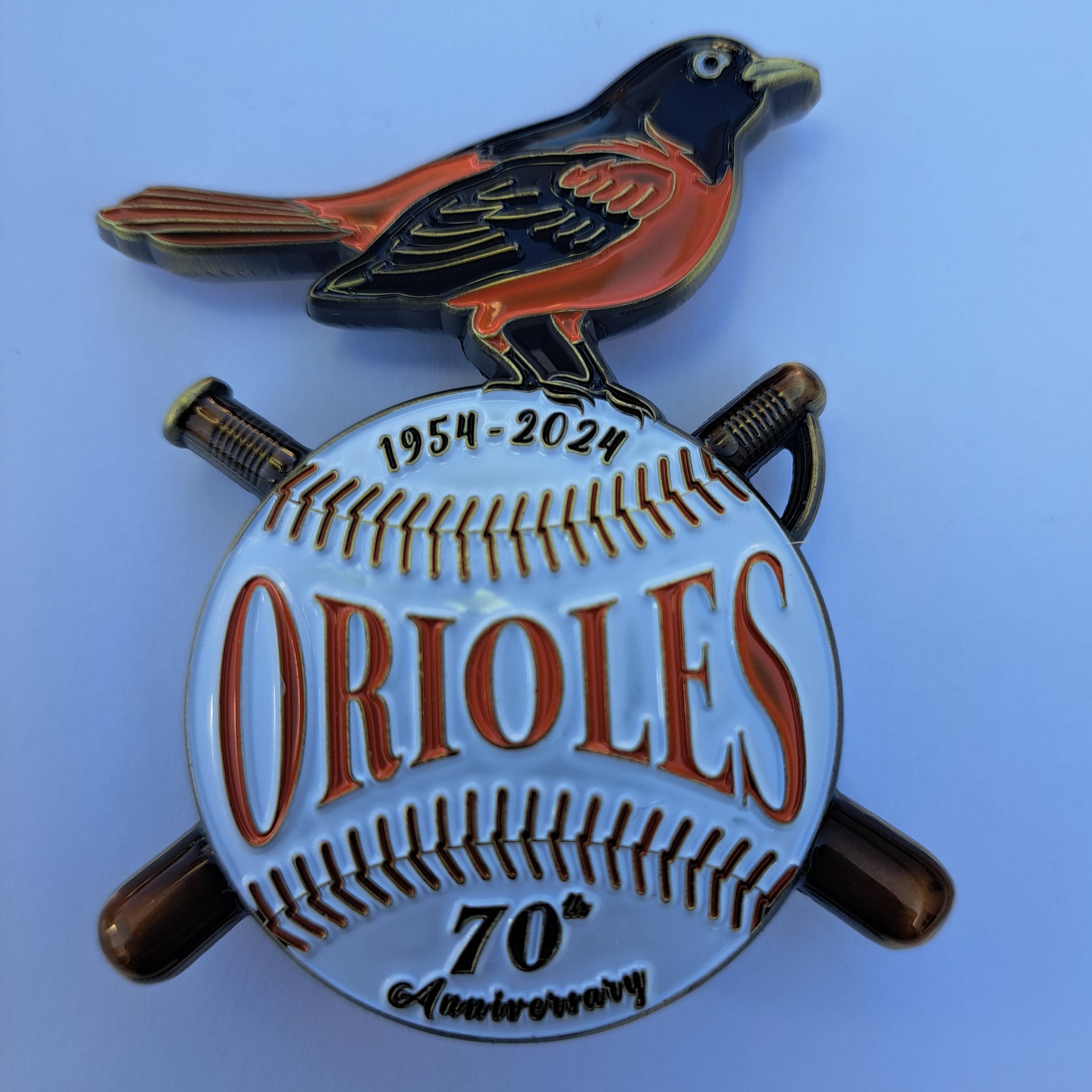 Orioles Detail 70th anniversary — back