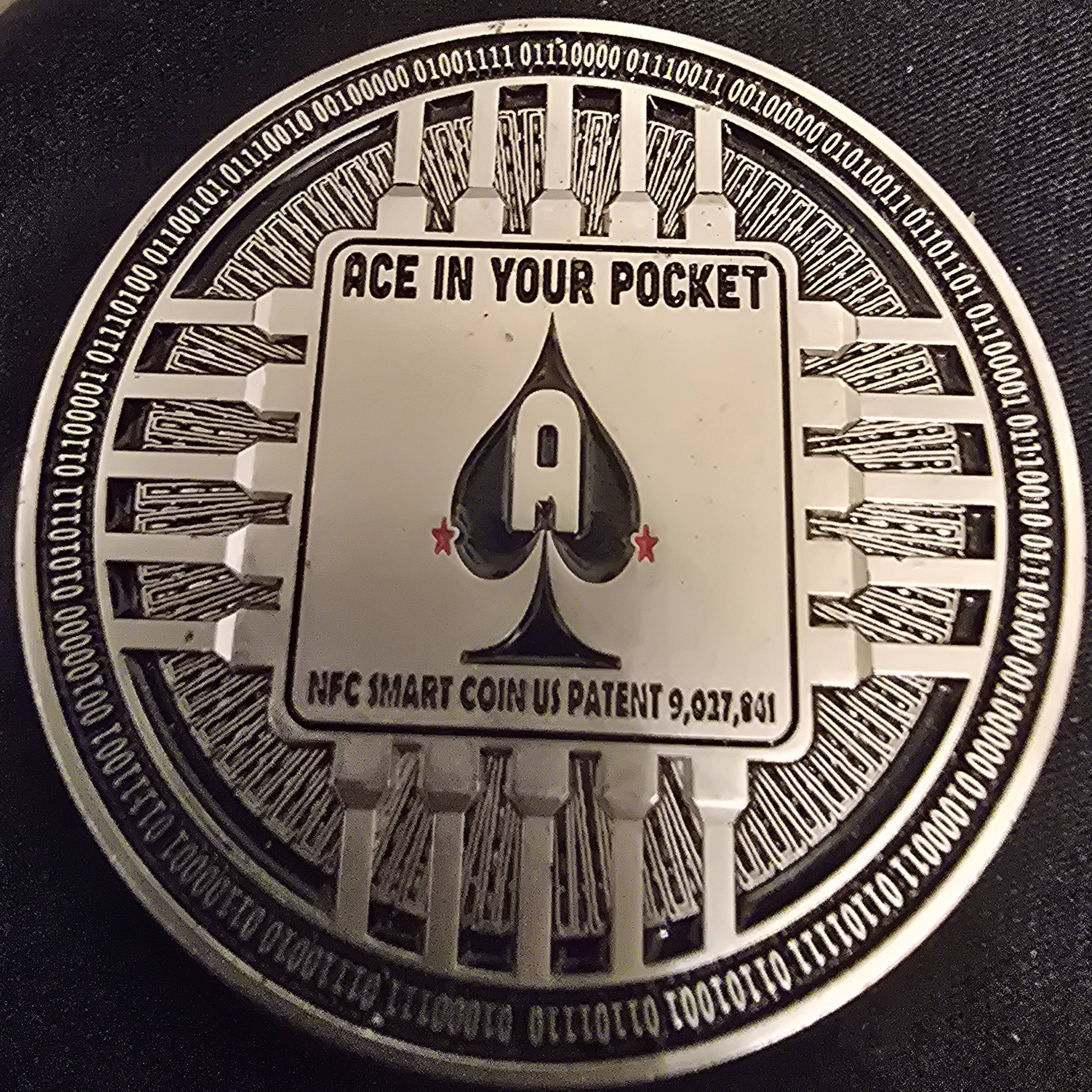 Outside the Wire Smart Coin — back