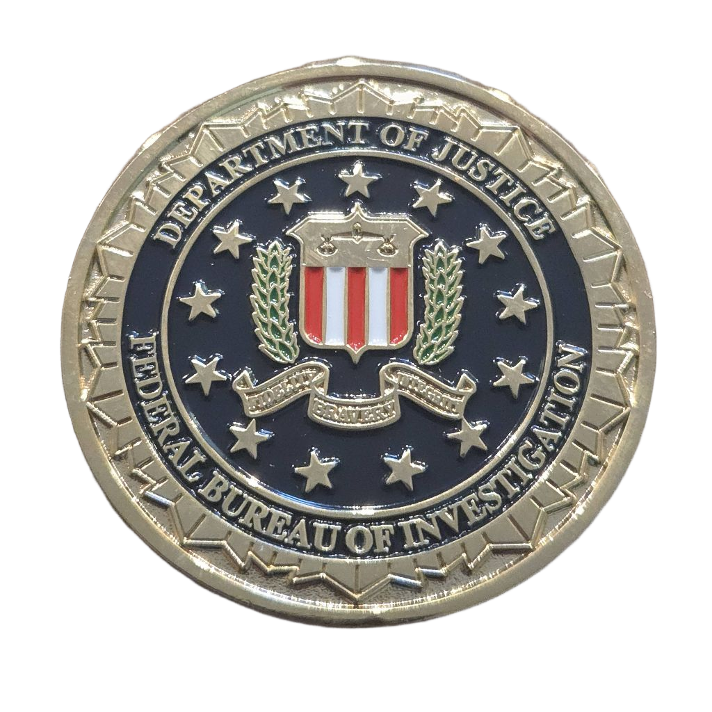 FBI Security Division Coin — front