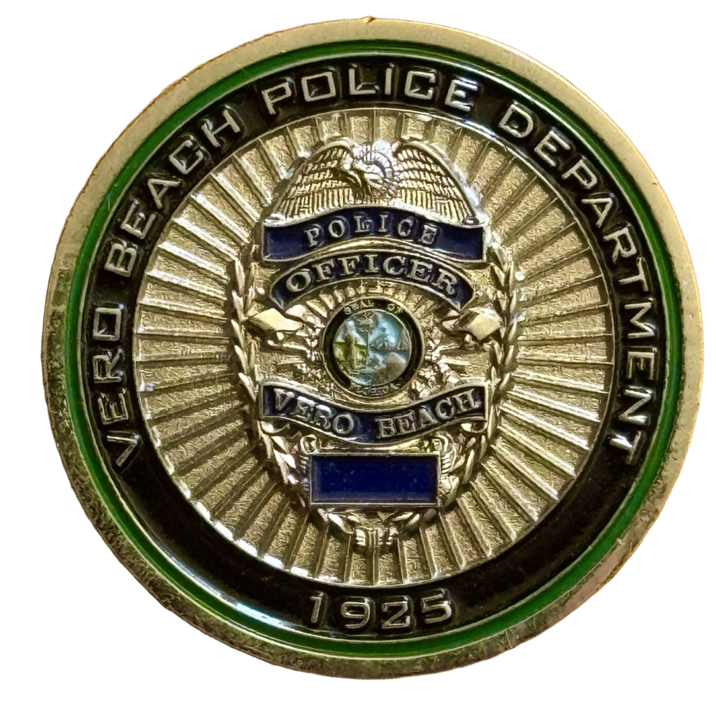 Vero Beach Police - Department Coin (Florida) — back