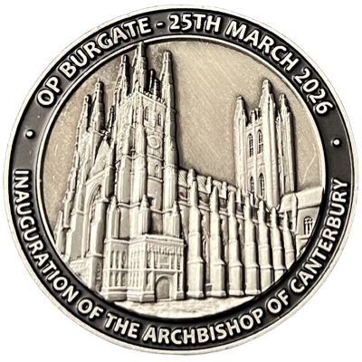 Kent Police Operation Burgate Challenge Coin