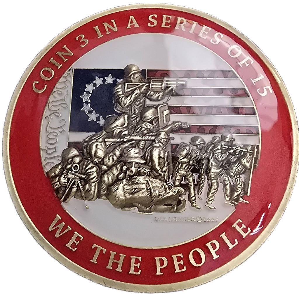 Dick Kramer coin 3 in a series of 15 We the People — front
