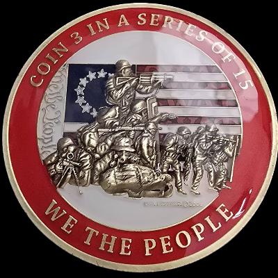 Dick Kramer coin 3 in a series of 15 We the People