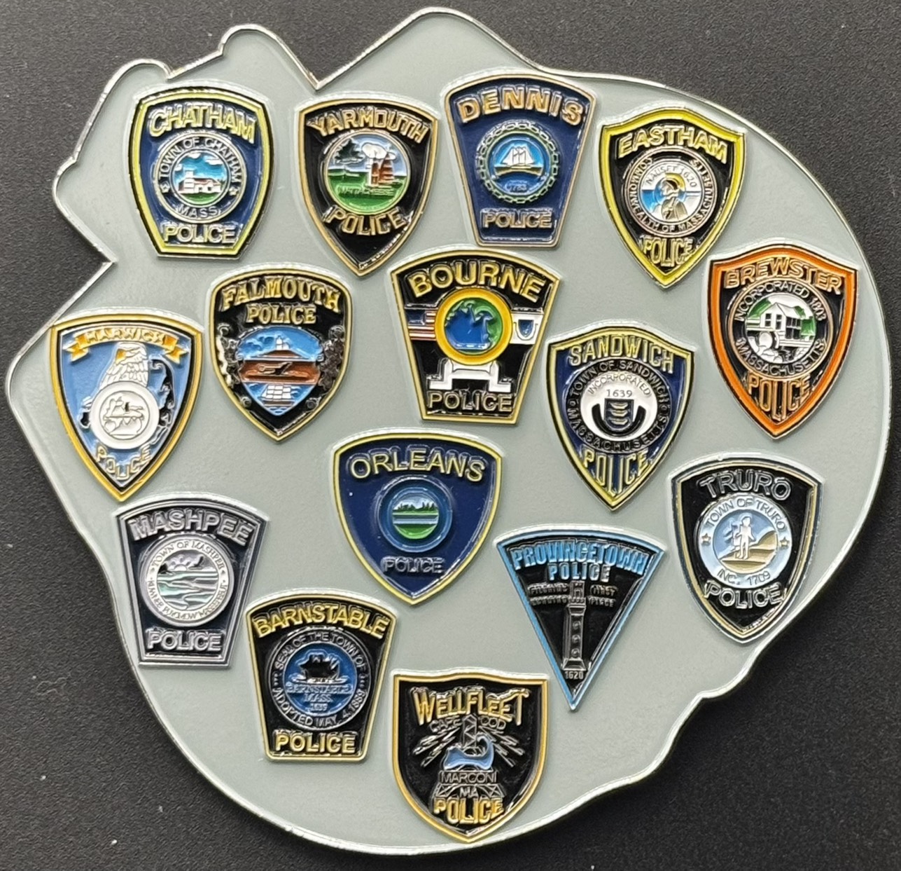 Cape Cod Police Departments - Massachusetts — back