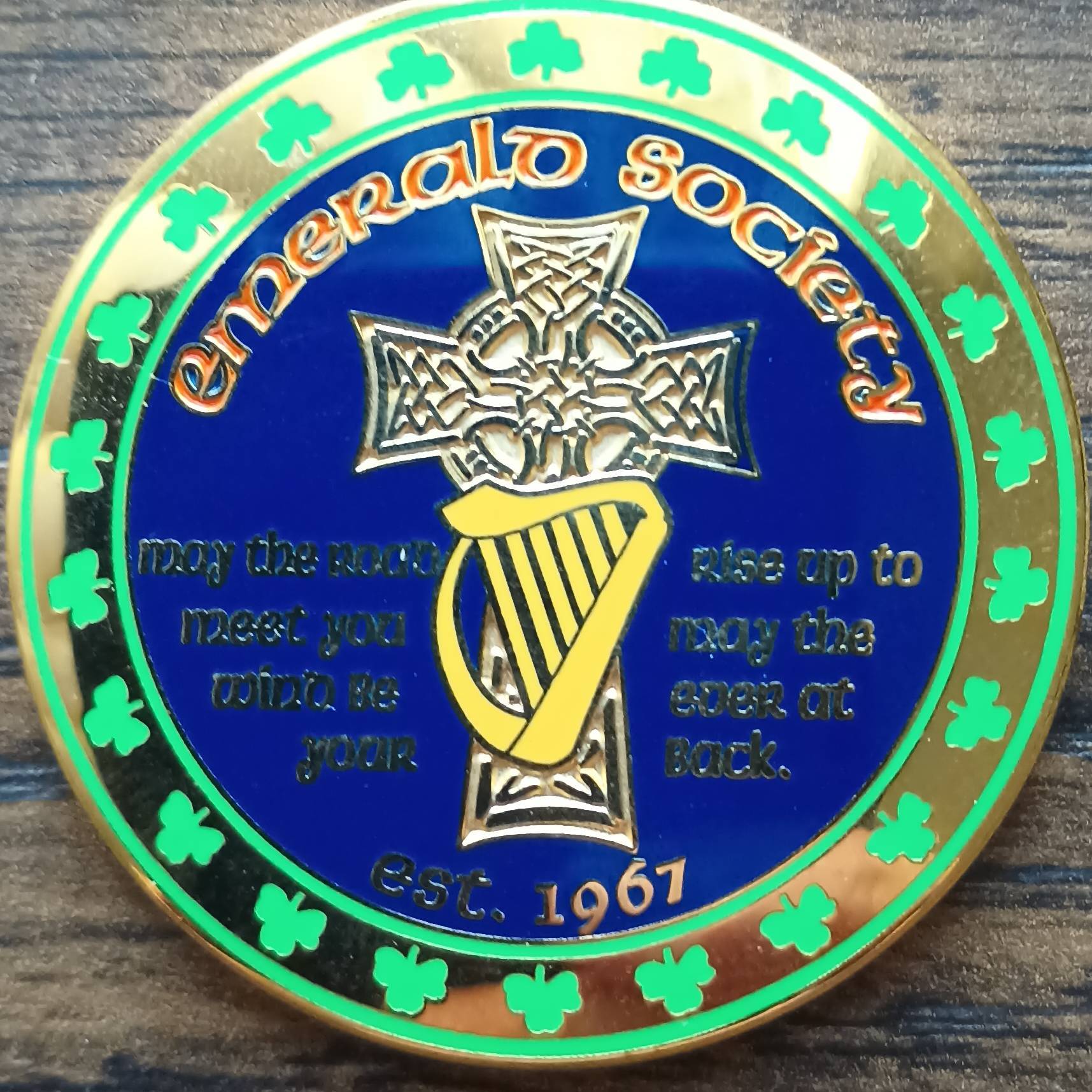 Suffolk County Police Department Emerald Society — back