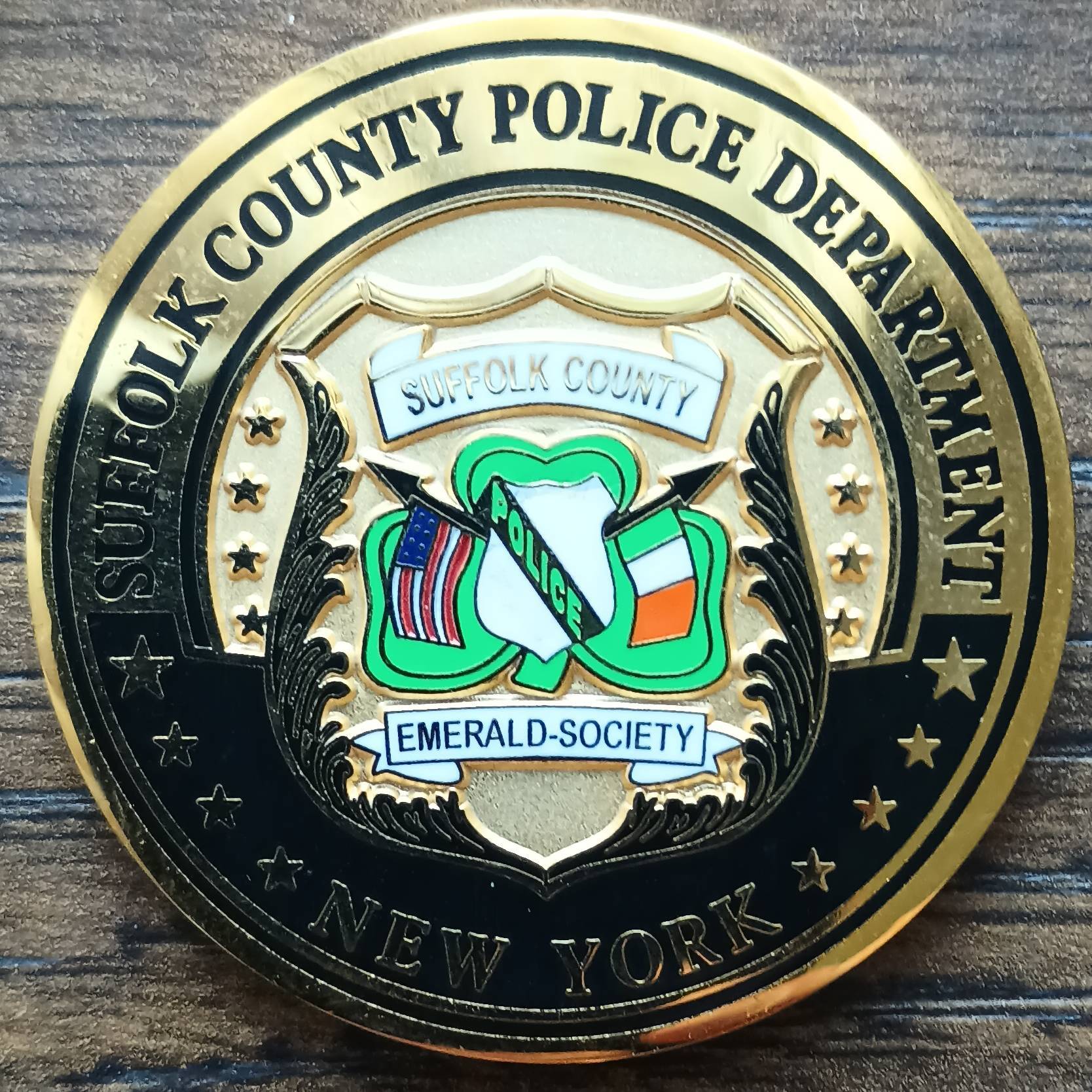 Suffolk County Police Department Emerald Society — front