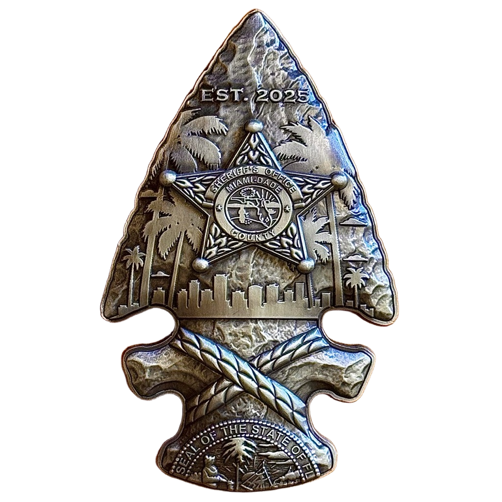 Miami-Dade Sheriff’s Office - 2025 established (formerly “Police”) (Florida) — back