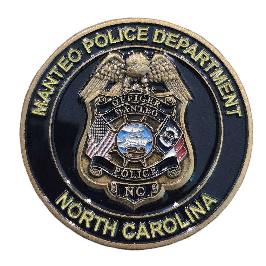 Maneto Police Department Coin — front